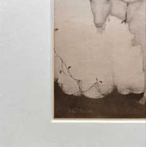 Jan Mankes - Originele Heliogravure Geit bij het Meer 1923 kopen? Bied vanaf 135!