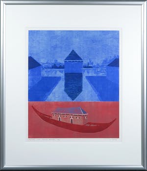Henriette Boerendans - Houtsnede, 22 november - Ingelijst kopen? Bied vanaf 35!