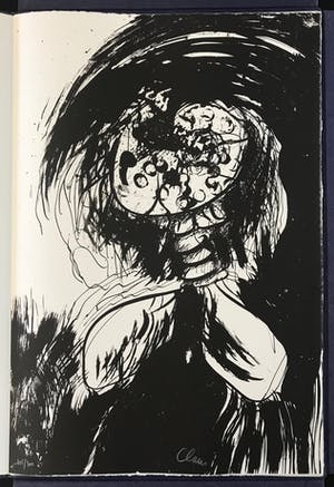 Hugo Claus - Kleurenlitho - Fuga - Winter 2 - 1979 - 105/300 kopen? Bied vanaf 65!