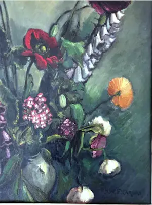 Dirk Filarski - Veldbloemen in een vaas ~1930 kopen? Bied vanaf 1100!