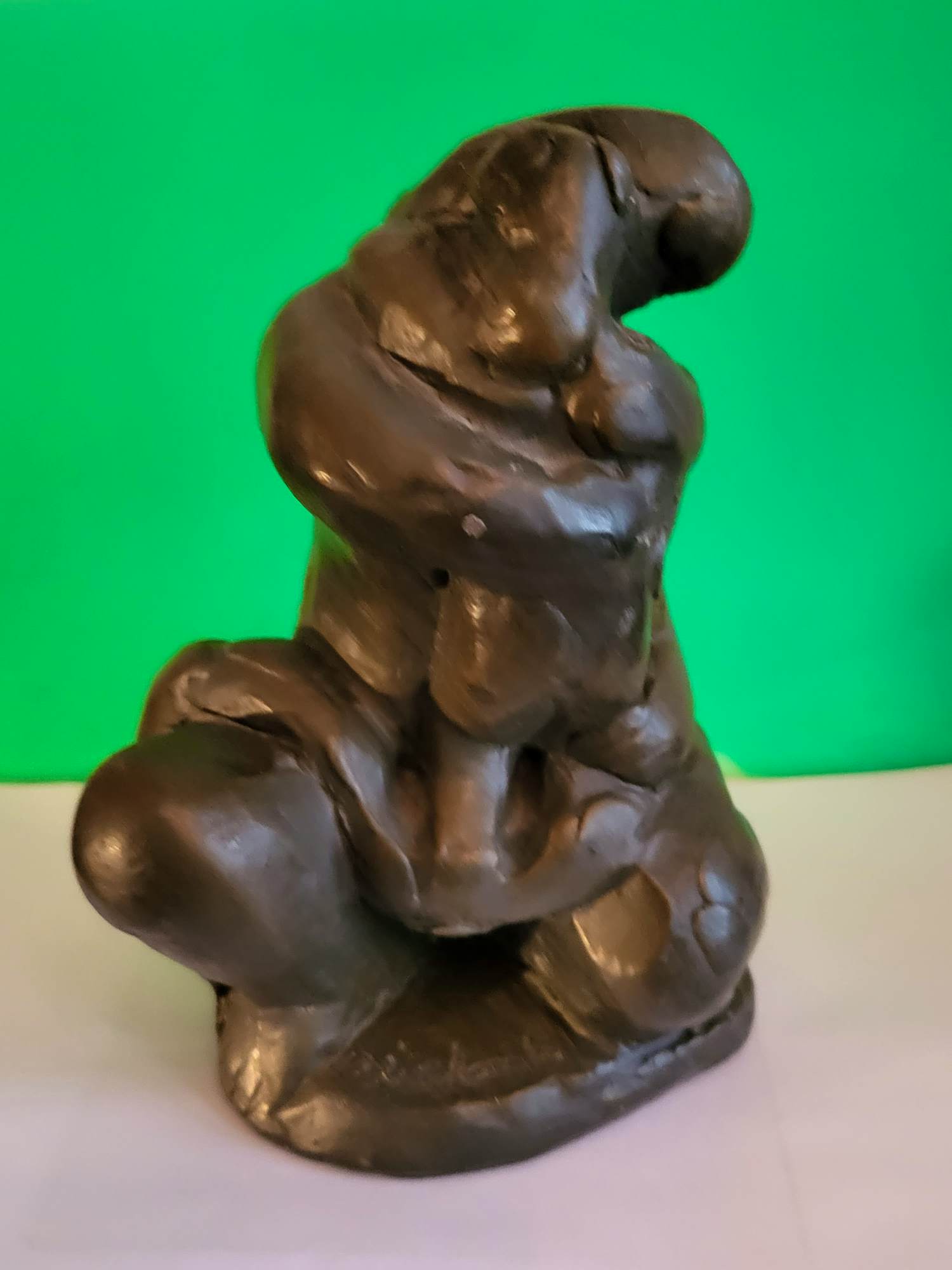 Nic Jonk - Moeder en kind - Gepatineerd aardewerk verkocht voor € 125!