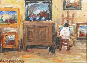 Alfons Vermeir - Olieverf op paneel, Zonder titel kopen? Bied vanaf 1!