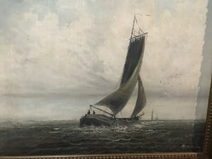 Niet of onleesbaar gesigneerd - Boten bij schemering kopen? Bied vanaf 10!