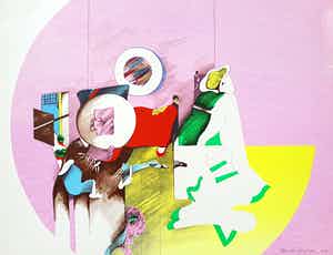 Pierre van Soest - Compositie, litho verkocht voor € 35!