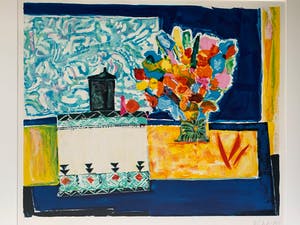Wendy Chazin - Flowers with tablecloths kopen? Bied vanaf 70!