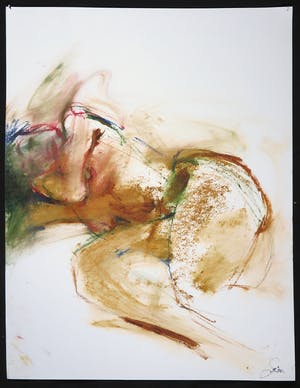 Franscz Witte - Gemende techniek op papier, Figuur VII kopen? Bied vanaf 1!