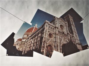 Jean Ruiter - Kleine Oplage (1/5) "overspannen toeristen / Florence"- gesigneerd - ingelijst kopen? Bied vanaf 39!