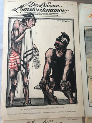 Willy Sluiter - Collectie van litho's voor de Nieuwe Amsterdammer 1915-1918 kopen? Bied vanaf 100!