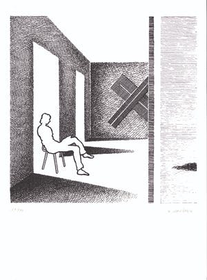 Antoon de Clerck - Stoel + Zittend figuur kopen? Bied vanaf 35!