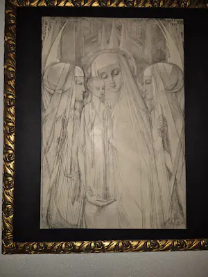 Jan Toorop - MADONNA MET DE ENGELEN kopen? Bied vanaf 50!