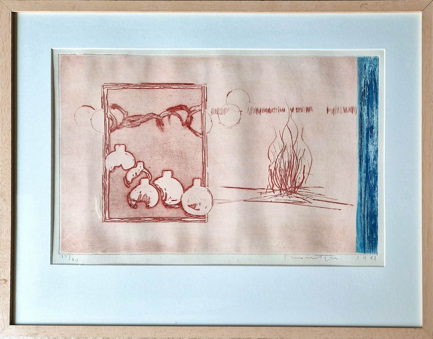 Buy Jan Montyn - Kleurenets: 'Elementen III' (1992).? Bid from 85!
