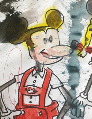 Peter Klashorst - Serie Mickey Mouse kopen? Bied vanaf 1!
