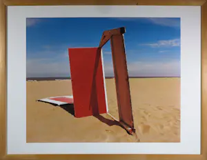 Bert Houweling - Foto, Scheveningen rode deur - Ingelijst kaufen? Bieten Sie von 50!