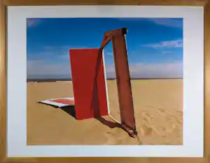Bert Houweling - Foto, Scheveningen rode deur - Ingelijst verkauft für € 50!