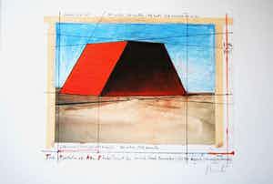 Christo - Mastaba of Abu Dhabi - Bütten - signiert - limitiert verkocht voor € 379!