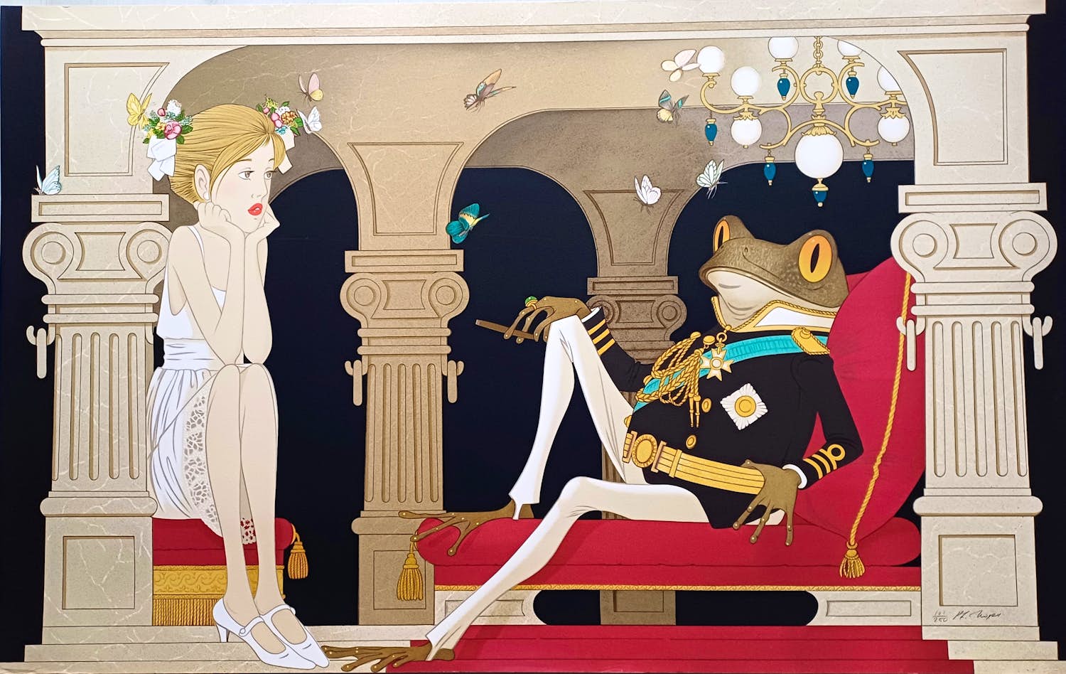 Philippe Henri Noyer - „Der Diktator“- Siebdruck - Auflage von 250 - signiert - (115 x 72 cm) kaufen? Bieten Sie von 199!