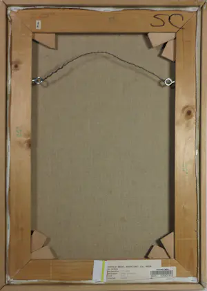 Sepp Schueler - Acryl op doek, Zonder titel I (Stilleven met fles) - Ingelijst kopen? Bied vanaf 100!