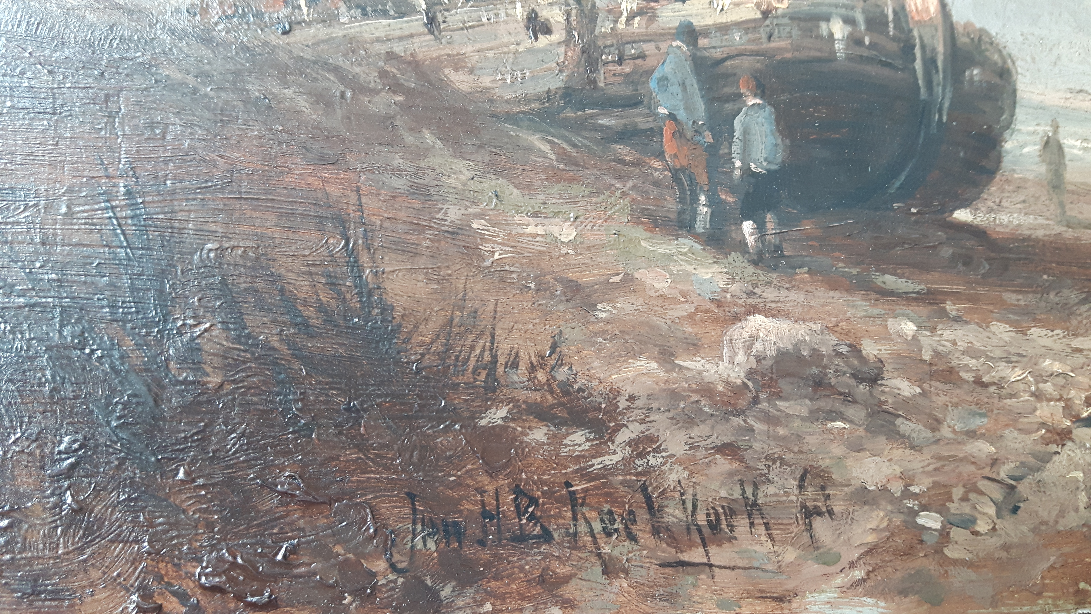 Johannes H. B. Koekkoek - Strandgezicht kopen? Bied vanaf 850!