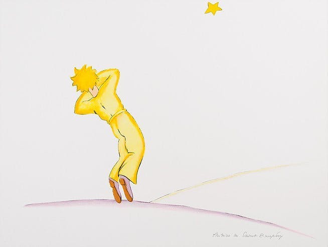 Antoine de Saint-Exupery - Le Petit Prince endormi verkocht voor € 119!