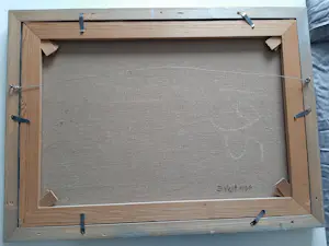 Bram Vegt - Olieverf op doek, vaas met bloemen uit 1996 kopen? Bied vanaf 70!