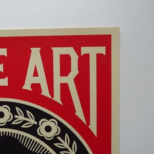 AcheterShepard Fairey - Make Art, Not War? Enchérissez de 1!