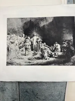 Rembrandt van Rijn - 9 etsen uit Rembrandt Bijbel kopen? Bied vanaf 100!