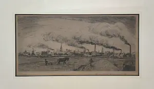 AcheterHendrik de Laat - Gezicht op Tilburg - 1927? Enchérissez de 80!