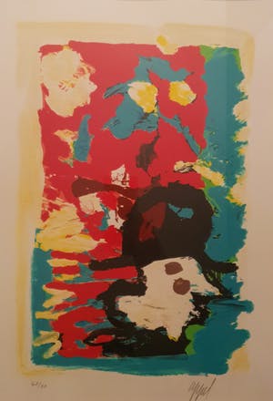 Karel Appel - Can we dance a landscape - gesingneerd - 95 ex. kopen? Bied vanaf 1!