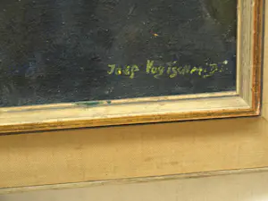 Joep Vogtschmidt - Olieverf op doek , Zelfportret – Lijst, 73 x 63 cm. - 1963 kopen? Bied vanaf 80!