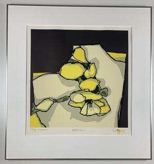 Fon Klement - boardsnede in kleur - 'Floraison' kopen? Bied vanaf 150!