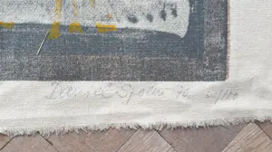 Daniel Spoerri - Schussrichtungsstab - Seriegrafie op kaasdoek - 1970 - editie -/100 kopen? Bied vanaf 350!