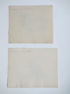 Frans Lebret - Twee tekeningen van een bok en een geit kopen? Bied vanaf 60!