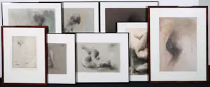 Clemens Pasch - Grafiek / ets en unieke werken op papier, Lot van 8 ingelijste werken! kaufen? Bieten Sie von 200!