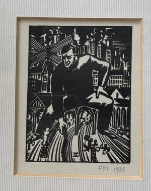 Frans Masereel - Serie: Le Travail. 4x kopen? Bied vanaf 100!