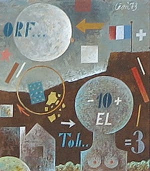 Leon Savelsberg - Gouache op papier, Zonder titel kopen? Bied vanaf 1!