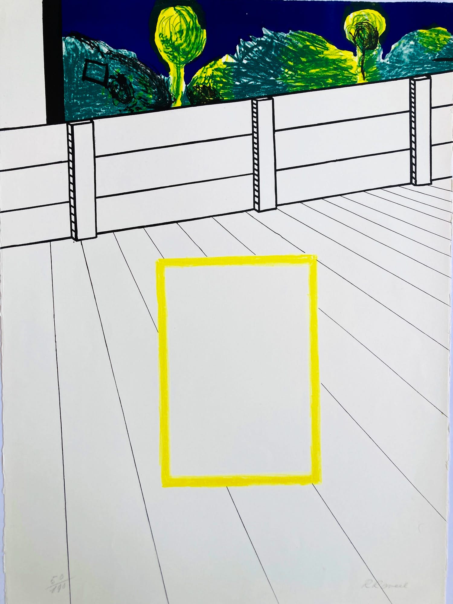 Roger Raveel - Alleen op de koer, 1967 verkocht voor € 1250!