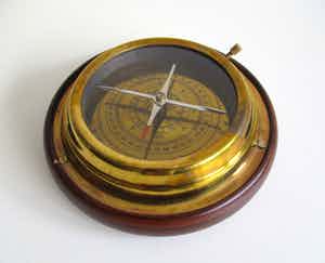 Vintage scheepskompas verkocht voor € 1!