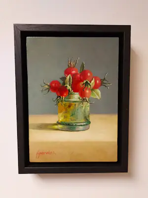 Hans Habraken - Glazen vaasje met rozenbottels kaufen? Bieten Sie von 199!
