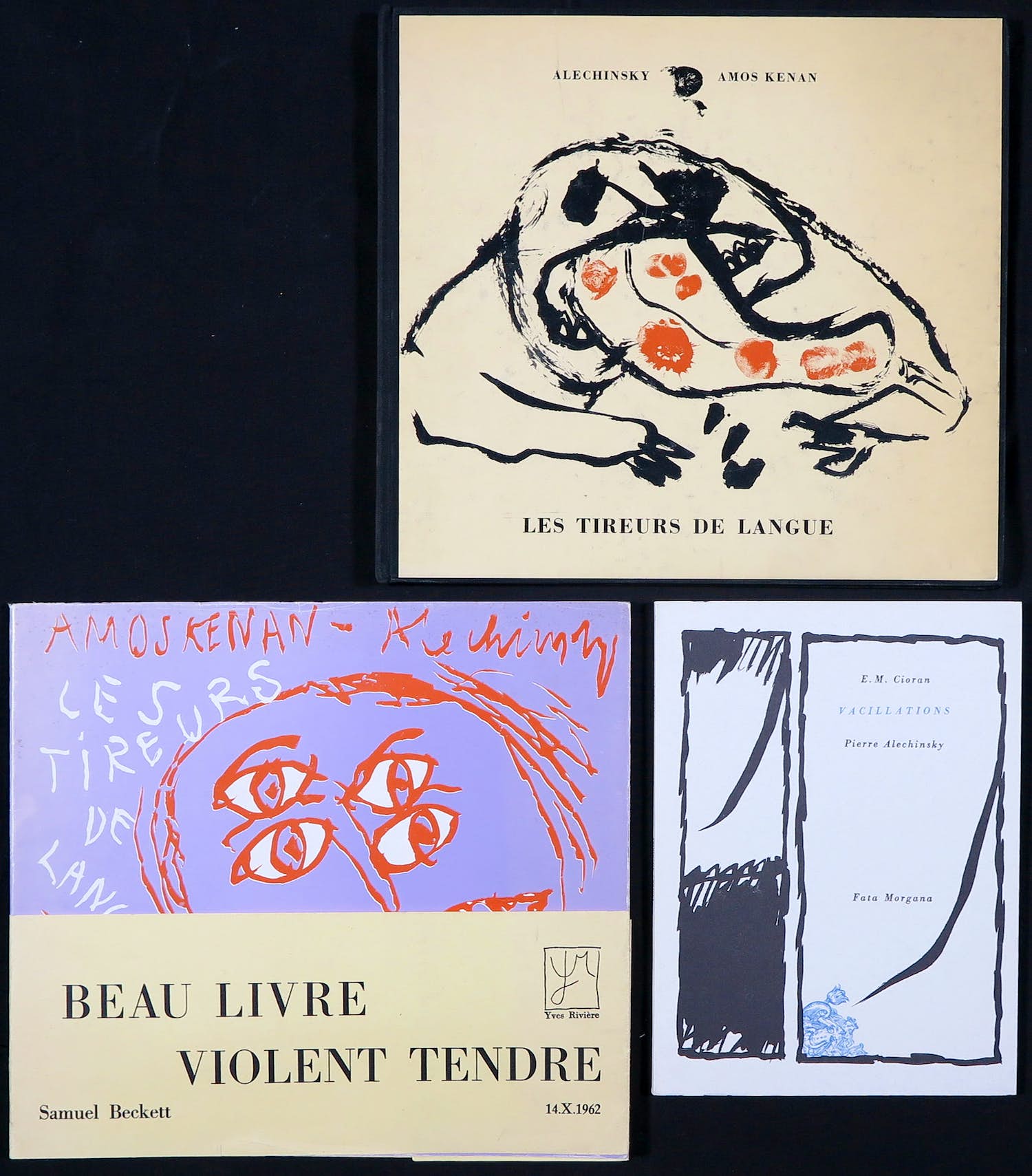 Pierre Alechinsky - Lot van drie publicaties waarvan één handgesigneerd kopen? Bied vanaf 1!