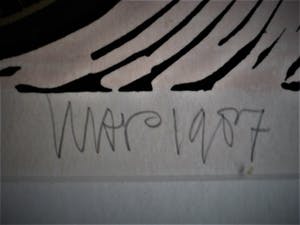 Hans Wap - Gesigneerde grote Zeefdruk "Jet-Mag" - Professioneel ingelijst. kopen? Bied vanaf 10!