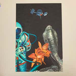 Paul Van Hoeydonck - Cobra in space verkocht voor € 110!