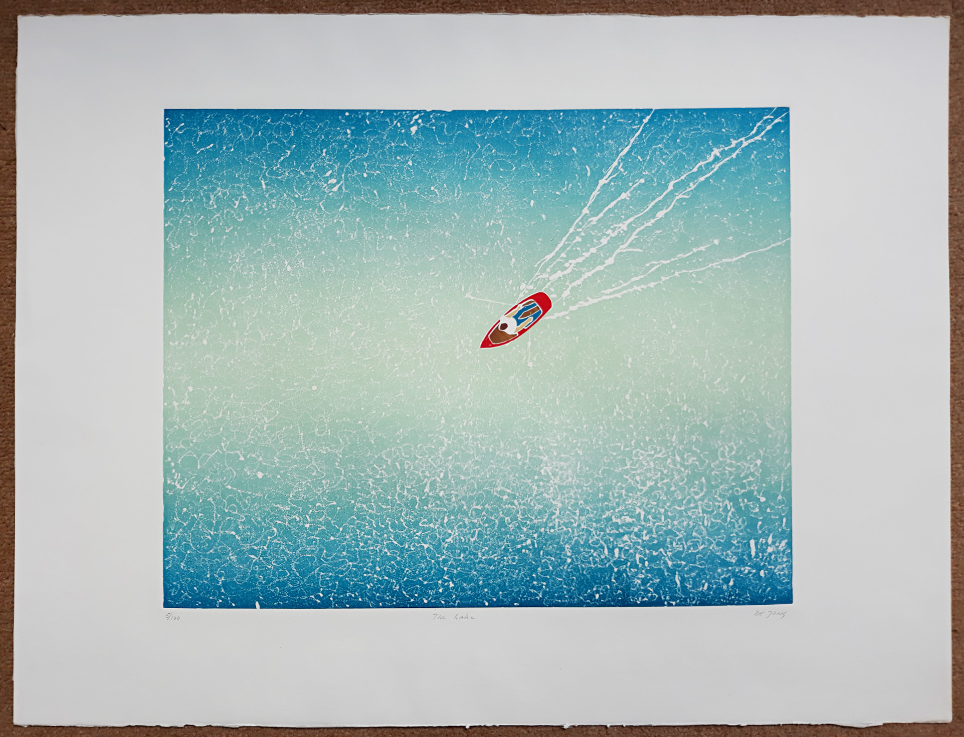 Thom de Jong - The Lake, aquatint ets kopen? Bied vanaf 50!