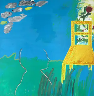 Meikina Wilgenkamp - Acryl op doek, Landschap (Zeer groot) kaufen? Bieten Sie von 1!