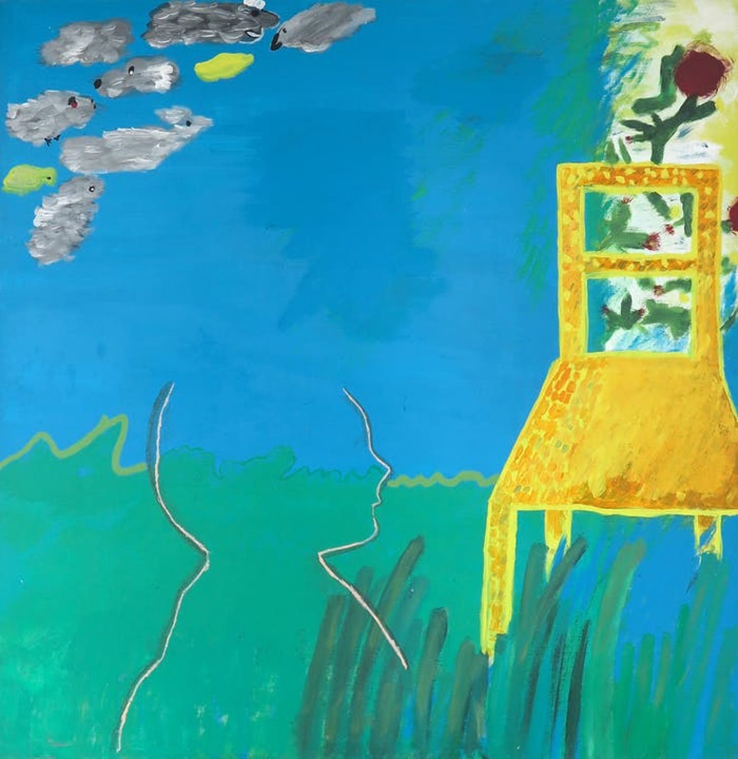 Meikina Wilgenkamp - Acryl op doek, Landschap (Zeer groot) kopen? Bied vanaf 1!