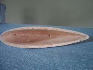 Antoinette van Brussel - Stèle ruwe keramiek gesigneerd buitenkant kopen? Bied vanaf 15!