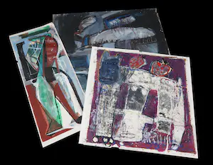 Hans van der Pennen - en andere! - Lot van 12 werken op papier kopen? Bied vanaf 1!