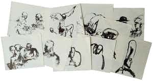 Luis Filcer - Lot van tien tekeningen verkocht voor € 1!