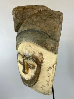 Fang - 211034 - African Fang Twin mask - Gabon. kopen? Bied vanaf 45!