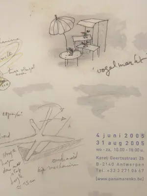 Panamarenko - Vogelmarkt - Originele poster kopen? Bied vanaf 100!