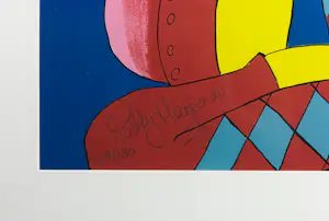 Patty Harpenau - Zeefdruk op papier, With love from Holland - Ingelijst kopen? Bied vanaf 60!